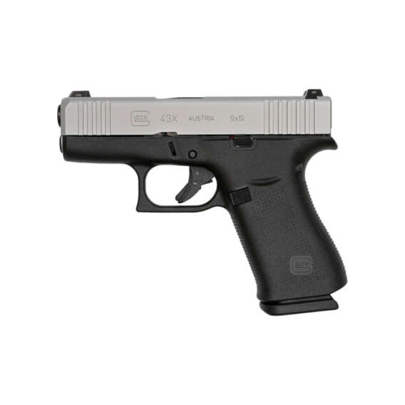 GLOCK G43X FS Silver slide